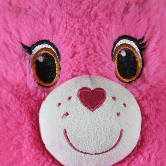 Build A Bear BAB Care Bears Cheer Hot Pink Plush Rainbow Stuffed Animal 17" - Picture 13 of 16